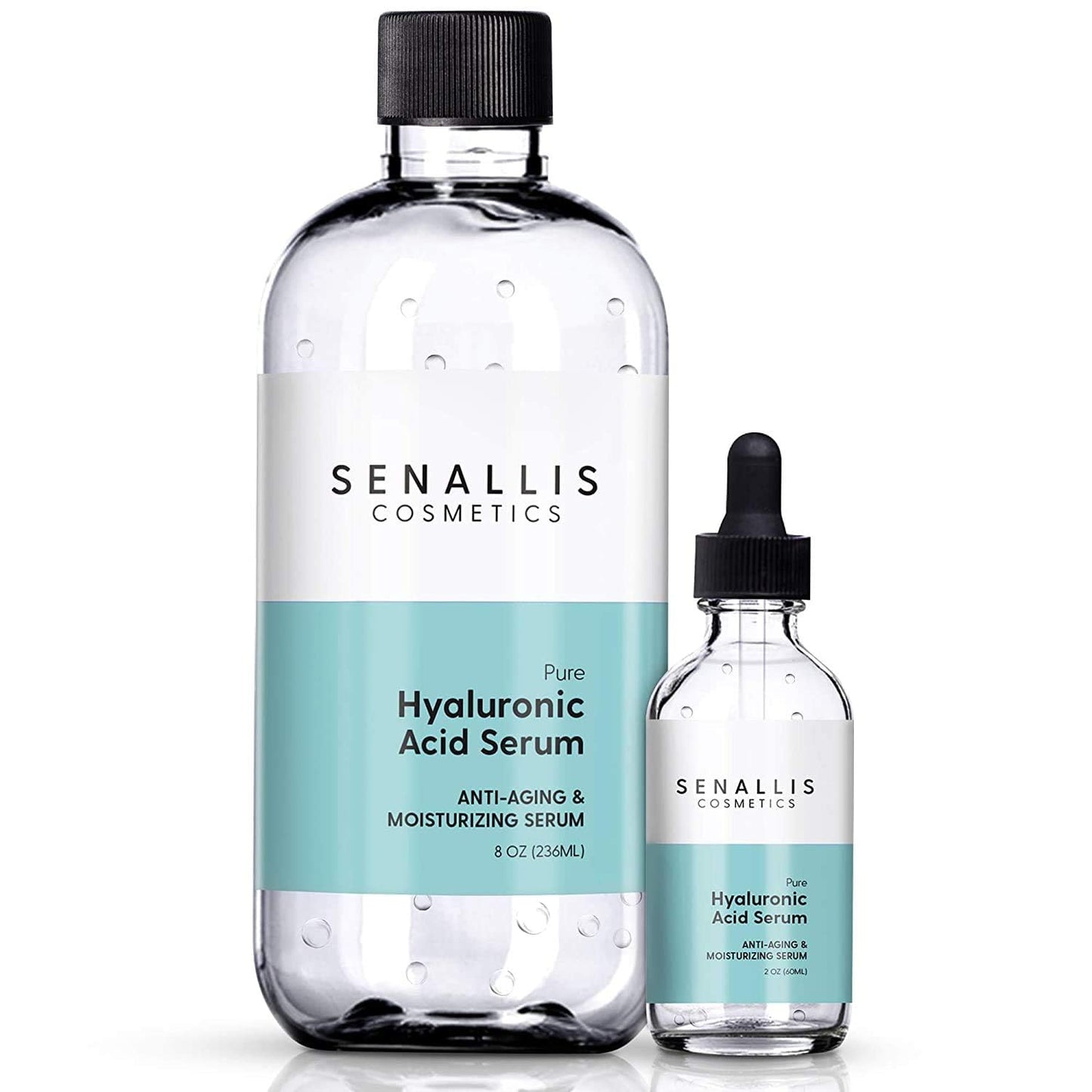 Hyaluronic Acid Serum 8 fl oz And 2 fl oz